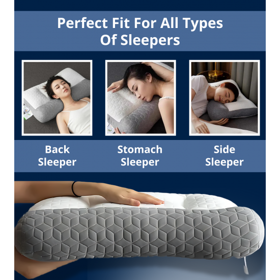 Ergonomisches Memory-Foam-Nackenstützkissen