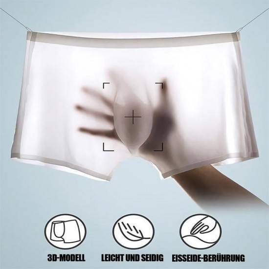 49% Rabatt für eine begrenzte Zeit Ultradünne atmungsaktive Herrenunterwsche aus Eisseide