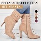 Spitze Stiefeletten mit Absatz