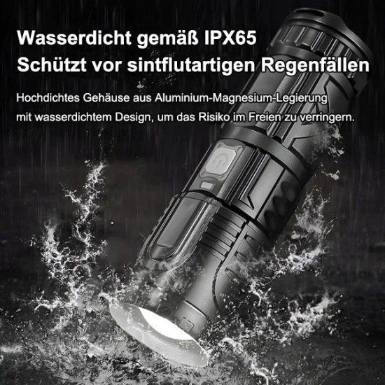  Weie Laser-Teleskop-Zoom-Taschenlampe