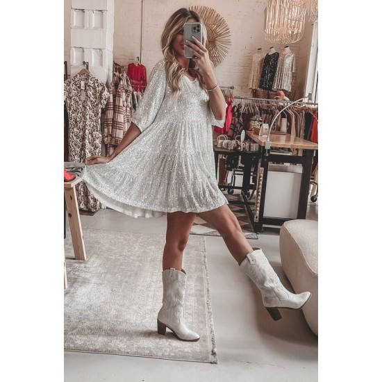 50% Rabatt für begrenzte Zeit2024 neu-Sües Glitzerkleid für Paillettenparty