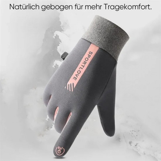 Wasserdichte Finger-Touchscreen-Handschuhe, rutschfest und kltebestndig