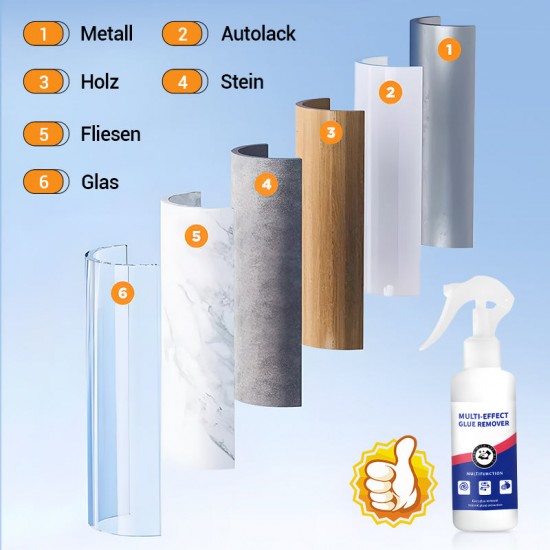 Multifunktionaler Klebstoffentferner für verschiedene Oberflchen