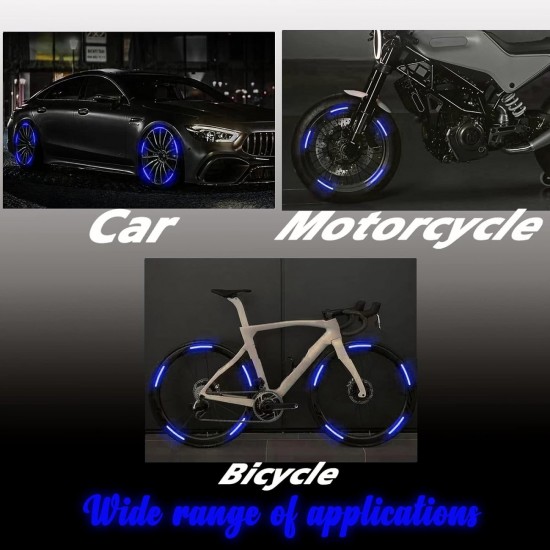 Reflektierende Auto-Felgenaufkleber