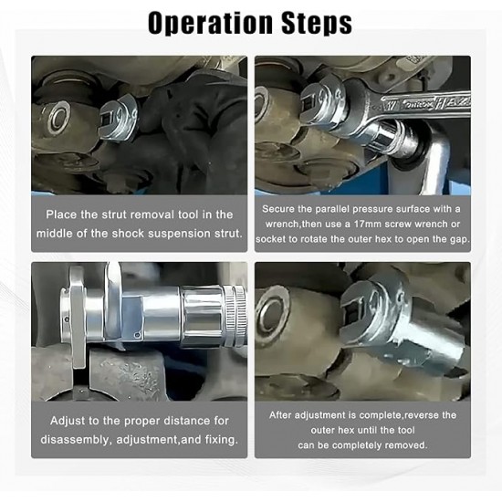 Steckschlüssel zum Ausbauen von Auto-Stodmpfern – Federbein-Spreizer
