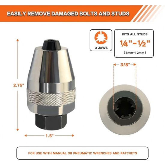 Früher Black Friday Sale  3/8” Dr Bolzenausdreher-Entferner