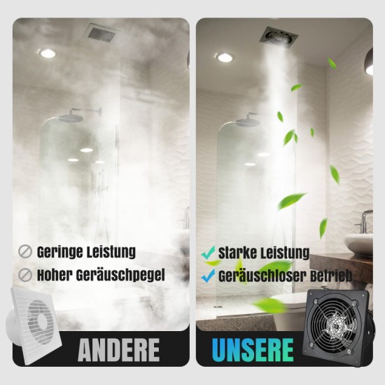 Heier Verkauf !  Geruscharmer Abluftventilator