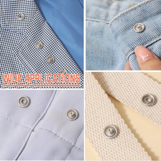 Metalldruckknpfe mit Befestigungszange Werkzeugsatz