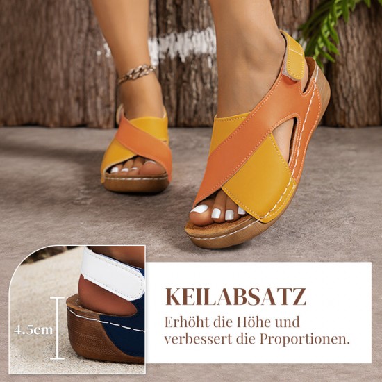 【EU 36-43】Casualowe zehenoffene Strandsandalen