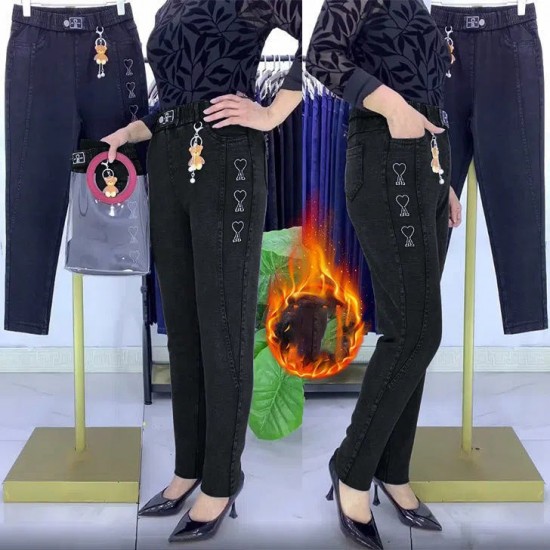 Verstrkte Stretch-Jeans für den Winter