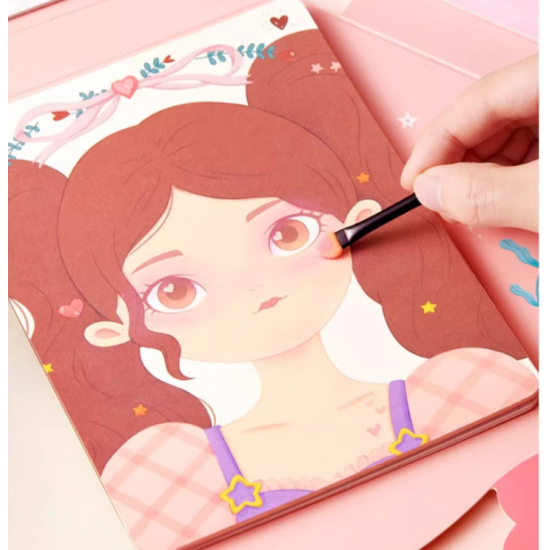  50% RABATT SONDERANGEBOT!  3-in-1 Prinzessin Ankleid- & Schminkset - Enthlt Kronen, Zauberstbe & Schminke für Kreative Rollenspiele ♀