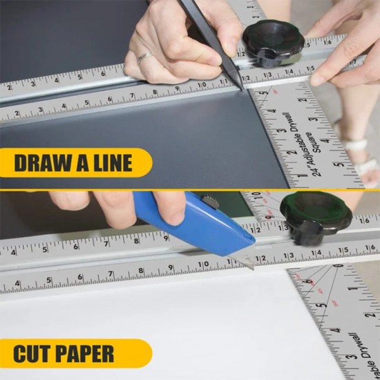 50% Rabatt und kostenloser Versand24 Zoll verstellbares T-Quadrat