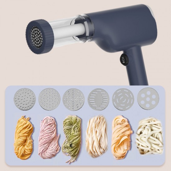 6-in-1 Cordless Handheld Electric Pasta Maker