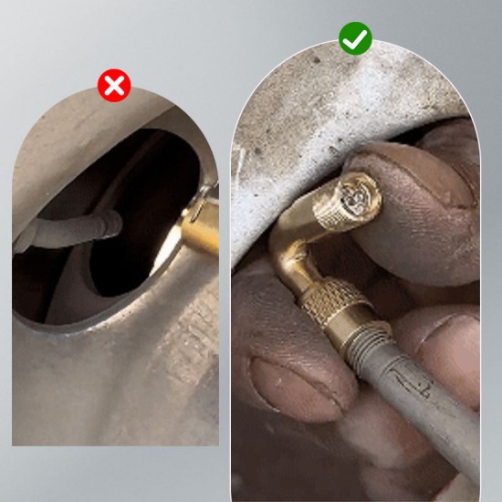 Je Mehr Sie Kaufen, Desto Billiger Ist Es - Vielseitige reine Messing-Luftspraydüse-Erweiterung