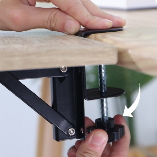 Klappbare Schreibtischverlngerung, zweiteiliges Set