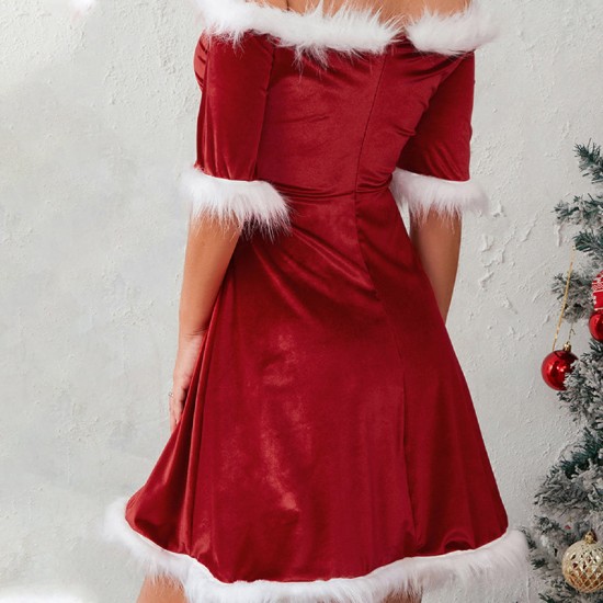 Trgerloses Fleece-Weihnachtskleid