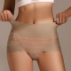 Kaufe 1, bekomme 2 gratisBequeme atmungsaktive nahtlose Spitzen-Slips mit hoher Taille