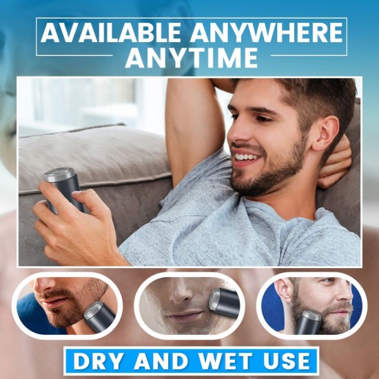 Waschbarer elektrischer Rasierer im Taschenformat