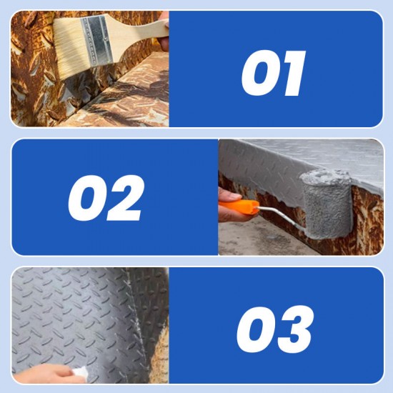 Heier Verkauf 50% RabattWetterfeste Rostumwandlungsfarbe für Metall