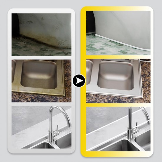 Begrenzte Zeit 50% RabattMultifunktionale wasserdichte weie Dichtungsmasse mit Schaber