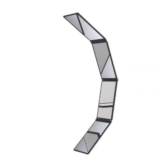 Klappspiegel mit mehreren Winkeln zum Selbsthaarschneiden – Ansicht von Kopf und Rückansicht mglich