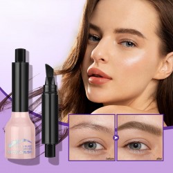 Super dick Abgewinkelter Pinsel & Dip Flüssiger Augenbrauenstift