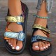 Women's Plus Size Walking Footbed Sandals