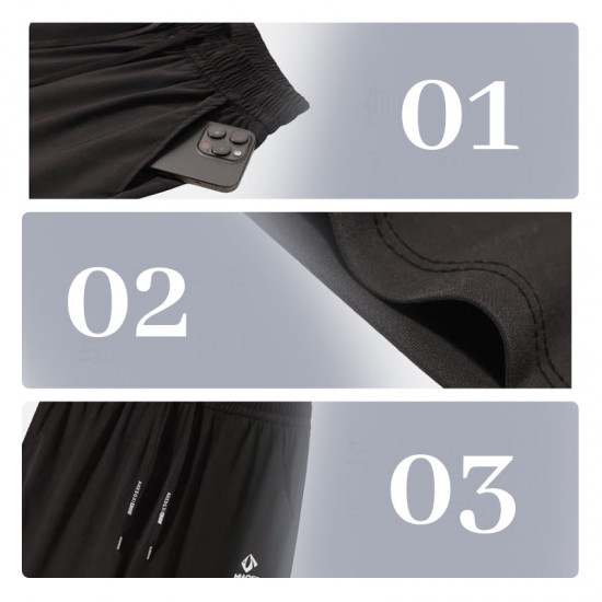 Unisex Kühlende Schnell-Trocknende Hose mit Kordelzug