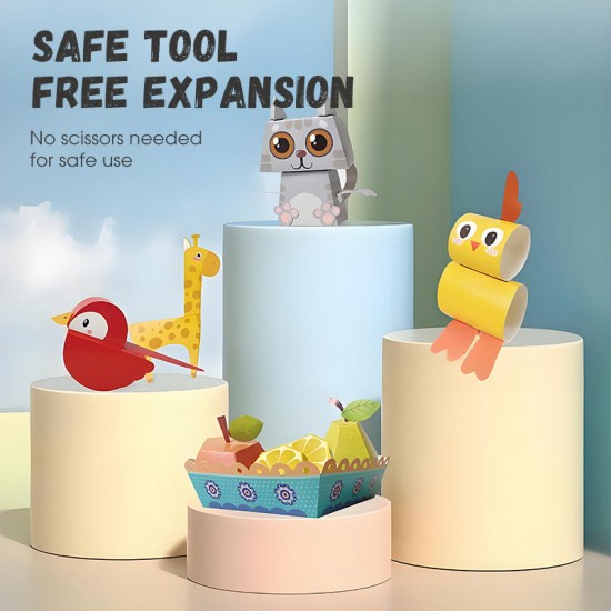 3D-Origami-Buch zum Selberfalten