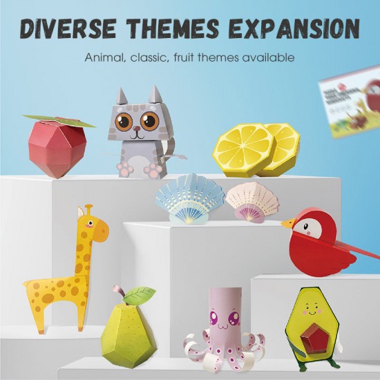 3D-Origami-Buch zum Selberfalten