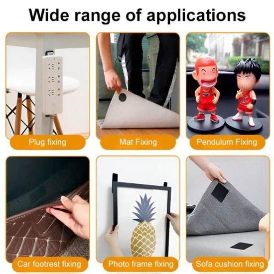 20PCS Hochwertige unsichtbare feste Aufkleber für Matten