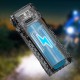 Wasserdichtes, wiederaufladbares LED-Fahrradlicht mit Clip