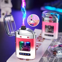 Wiederaufladbares, windfestes Feuerzeug mit Digitalanzeige und Pulsfunktion