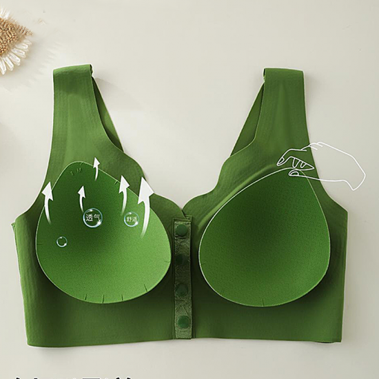 Bequemer BH ohne Bügel mit Vorderverschluss