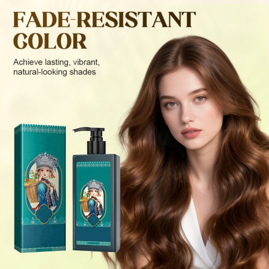  KAUF 2 ERHALT 3!  Pflanzenbasierte Haarfarbe für Grau - Sanfte Formel mit Pflanzenextrakten für Natürlichen Farbton & Glanz ♀