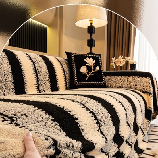  50 % RABATT!  Weiche und rutschfeste Plüschsofaüberzug